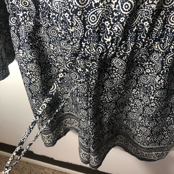 NWOT | Ann Taylor LOFT | Paisley Print Romper - Picture 6 of 8